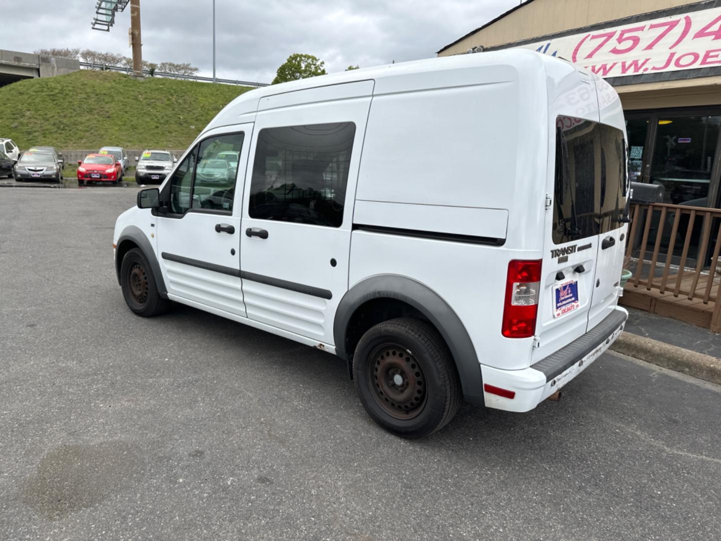 2013 White /black Ford Transit Connect (NM0LS6BN4DT) , located at 5700 Curlew Drive, Norfolk, VA, 23502, (757) 455-6330, 36.841885, -76.209412 - Photo#1